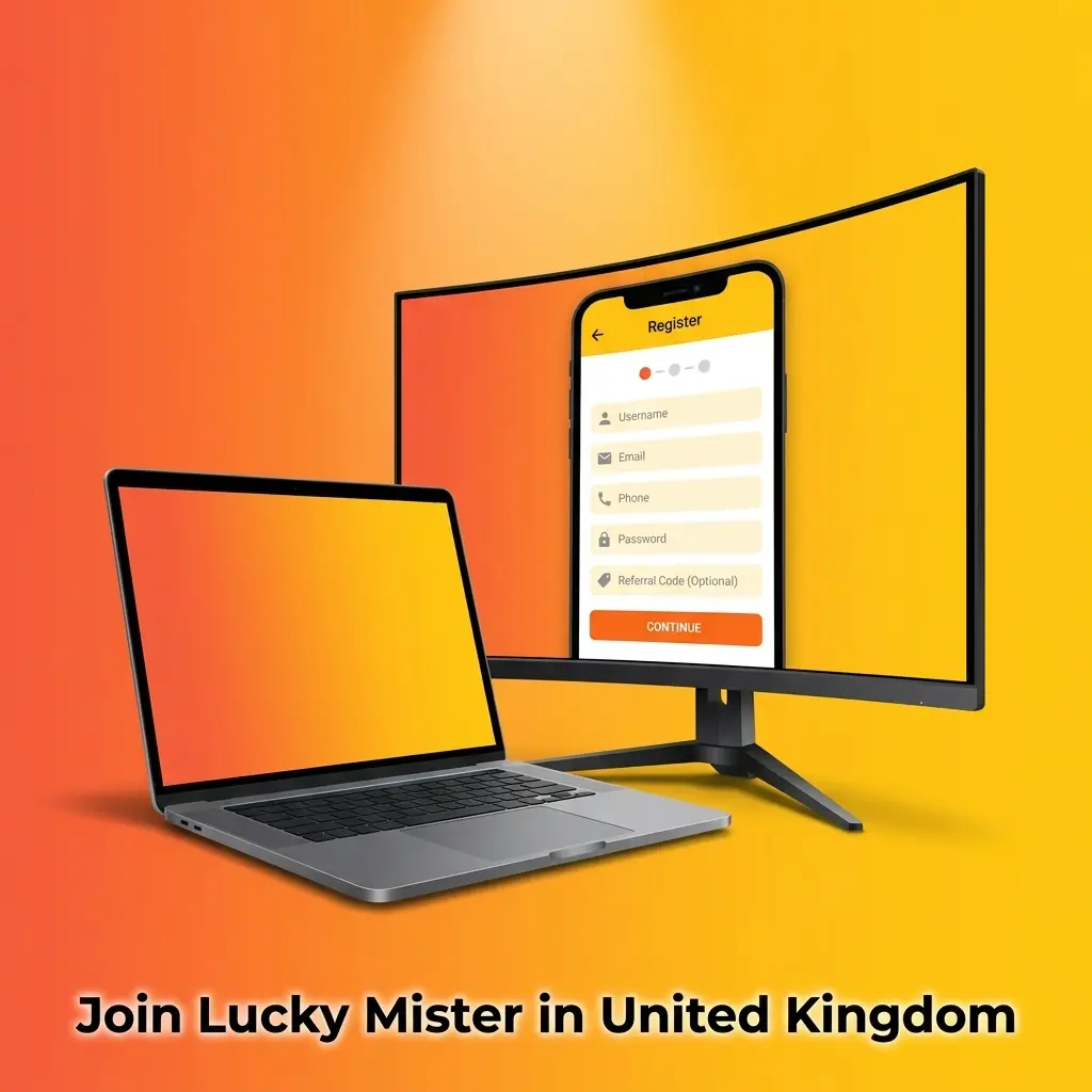 Lucky Mister UK registration, login, and KYC verification steps for casino and sportsbook access
