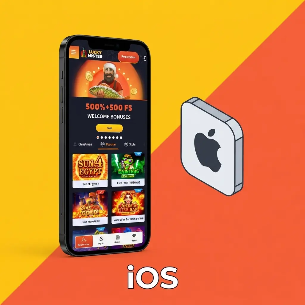 Lucky Mister iOS app available on App Store for iPhones and iPads running iOS 12.0 or higher