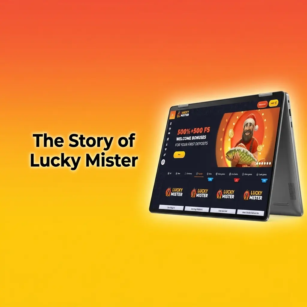 Lucky Mister online gaming platform logo and brand story for regulated European sports betting and casino markets